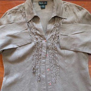 Style&Co 100% Linen Top